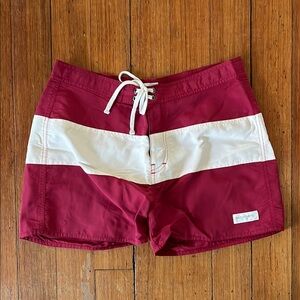 Saturdays (Surf) NYC Red-White Swim Tunks